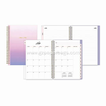 Custom 2025 Spiral Date Weekly and Monthly Planner